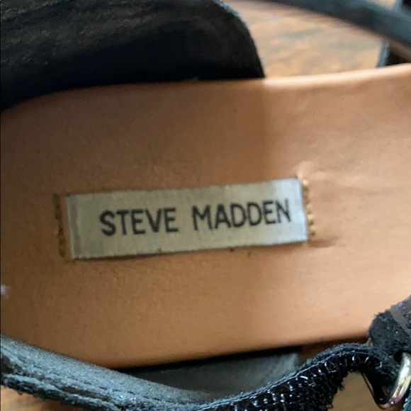 Steve Madden Diego Black Gladiator Sandal Size 9.5 - Picture 5 of 8